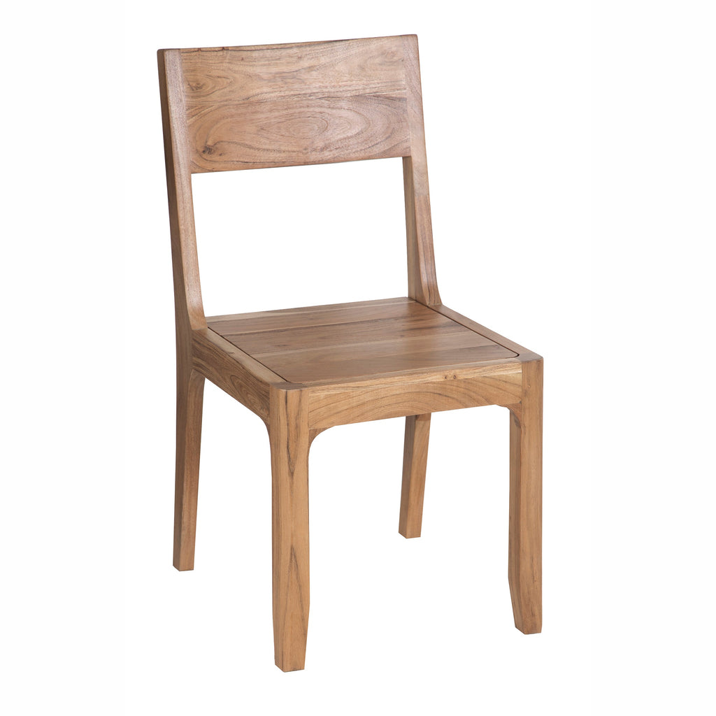 Chaise bois naturelle | Acacia Arad